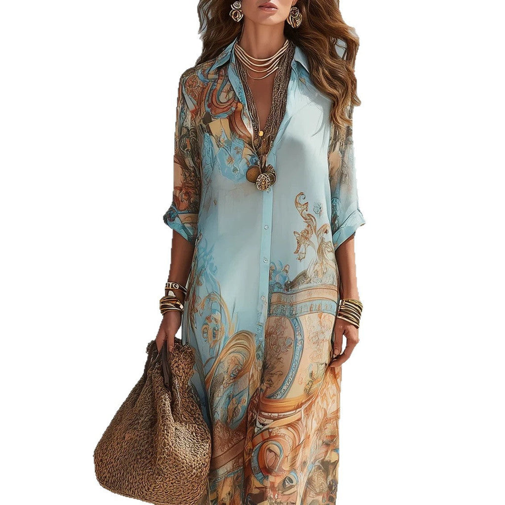 Chiffon Floral Midi Sundress