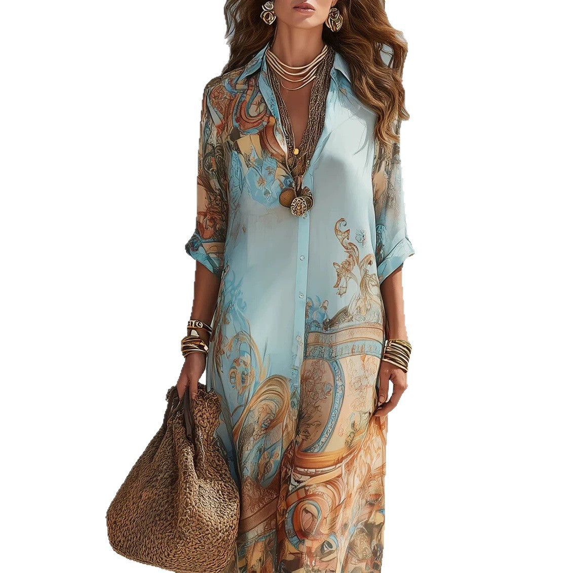 Chiffon Floral Midi Sundress
