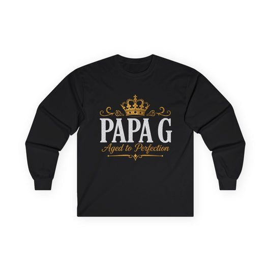 Papa G 'Aged to Perfection' Long Sleeve Tee