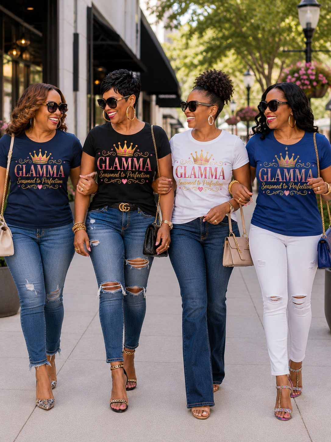 Glamma Queen V-Neck Tee
