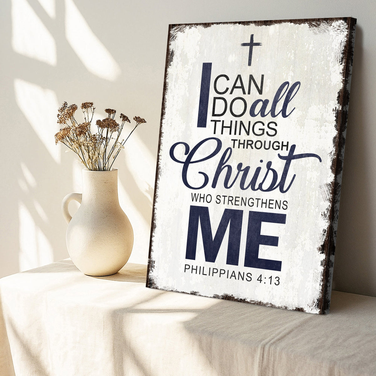 Philippians 4:13 Faith Sign