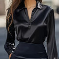 V-Neck Casual Blouse