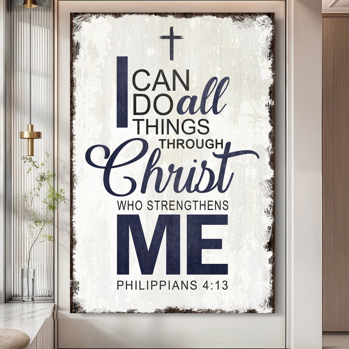 Philippians 4:13 Faith Sign