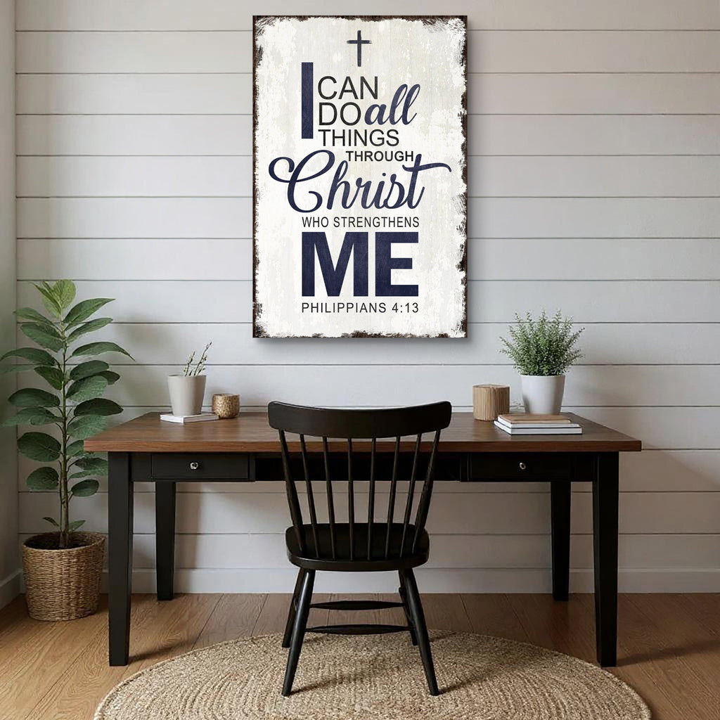 Philippians 4:13 Faith Sign