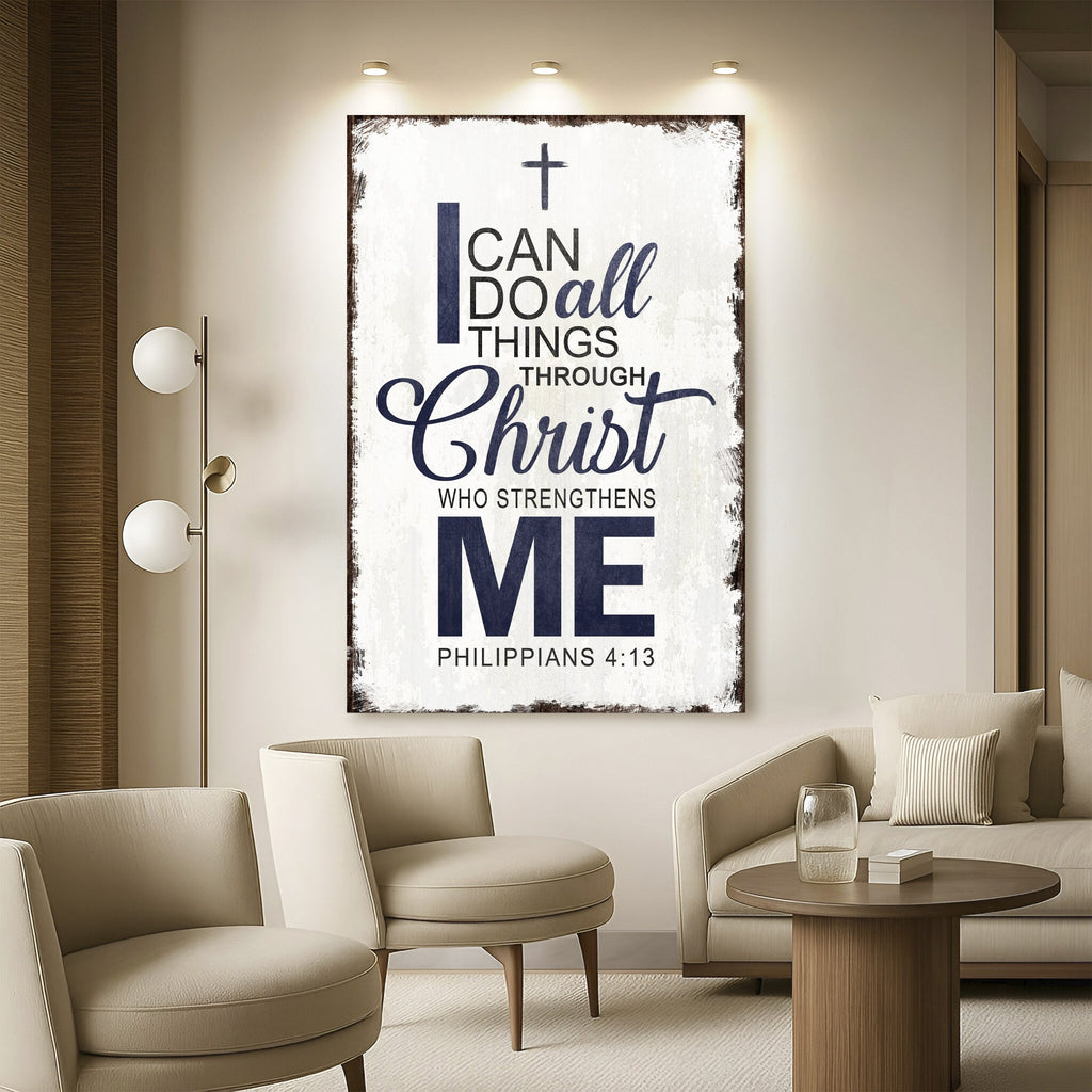 Philippians 4:13 Faith Sign
