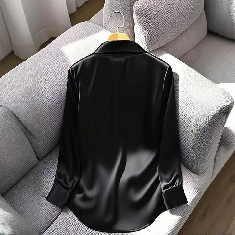 V-Neck Casual Blouse