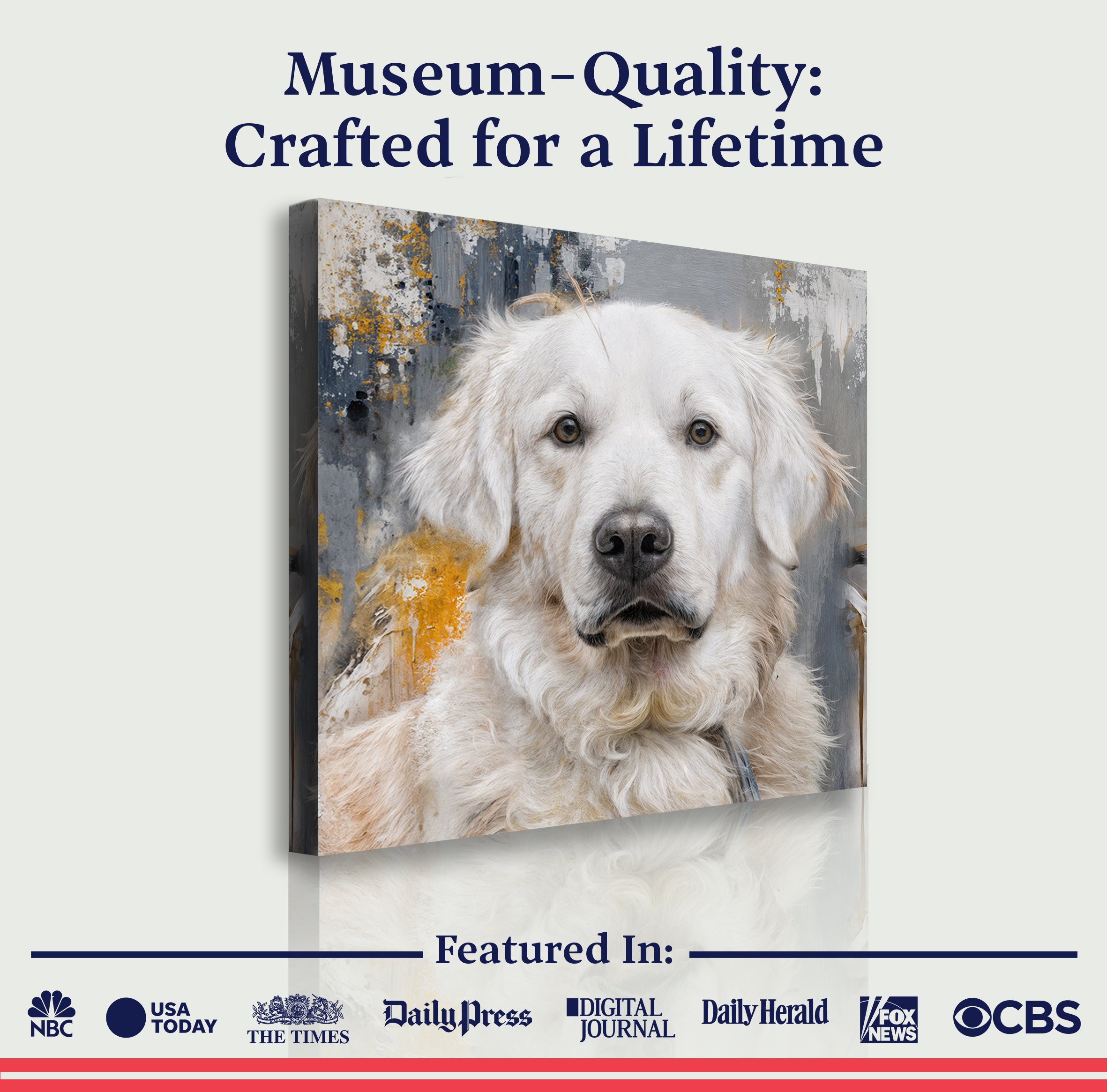 Custom Pet Portrait Wall Art