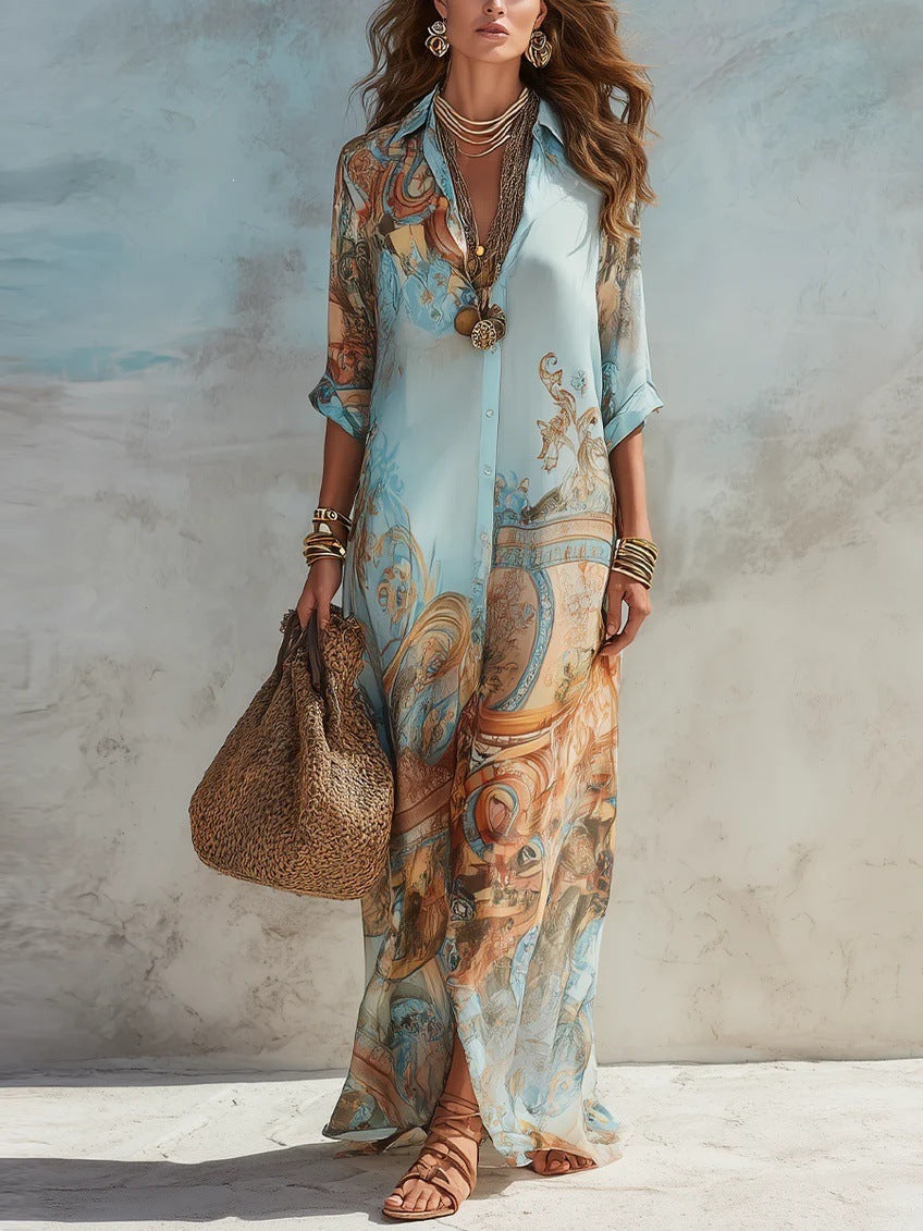 Chiffon Floral Midi Sundress