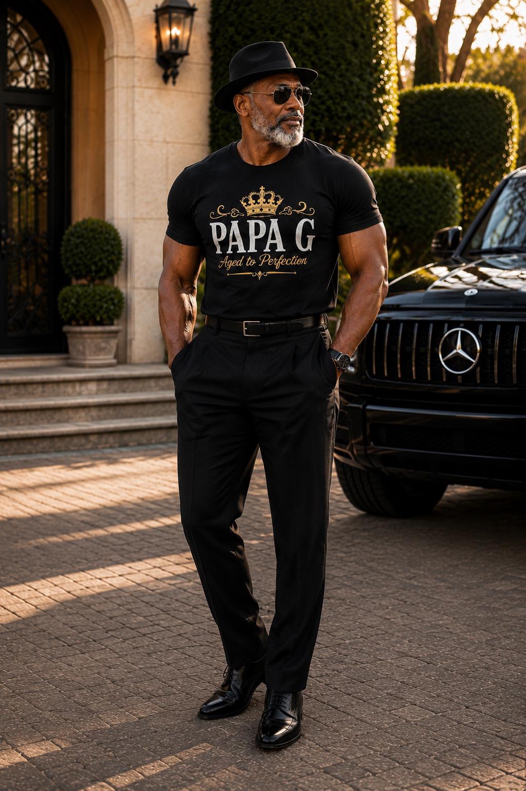 Papa G 'Aged to Perfection' Long Sleeve Tee