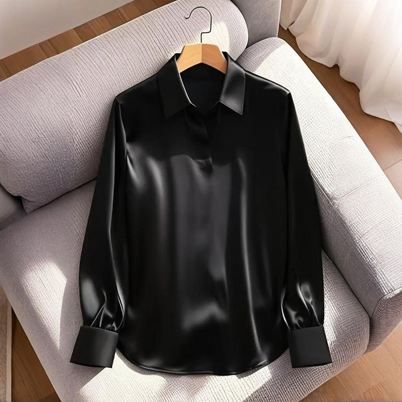 V-Neck Casual Blouse